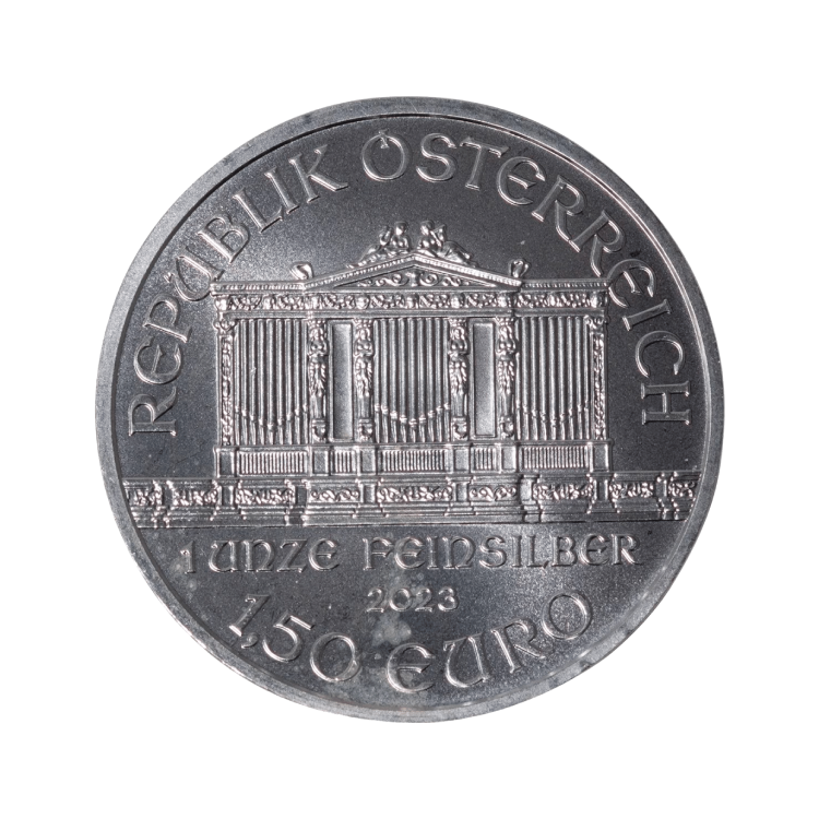 1 oz Philharmoniker d'Argent Plusieurs Années back