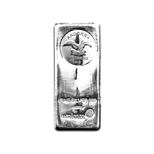 Thumbnail 5 kilo Divers Zilveren Munt Divers voorkant