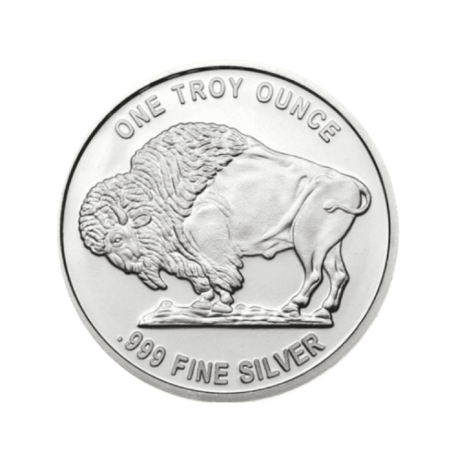 Thumbnail 1 oz US Mint Zilveren Munt Divers achterkant