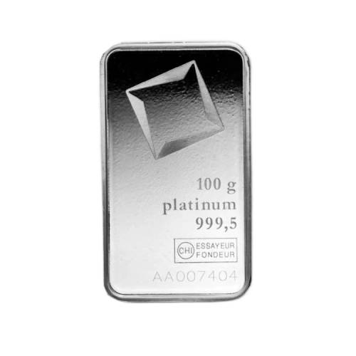 Thumbnail 100 gram platinum bar back