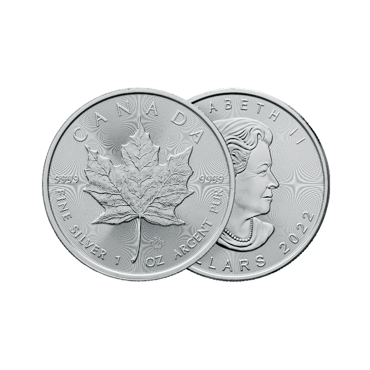 1 oz Maple Leaf d'Argent 2023 angle 2