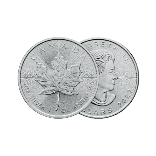 Thumbnail 1 oz Maple Leaf d'Argent 2023 angle 2