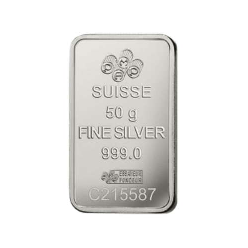 Thumbnail 50g Silver Bar Mixed Years front