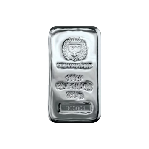 Thumbnail 250g Silver Bar Mixed Years back