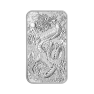 Voorkant zilveren muntbaar Rectangular Dragon 2024