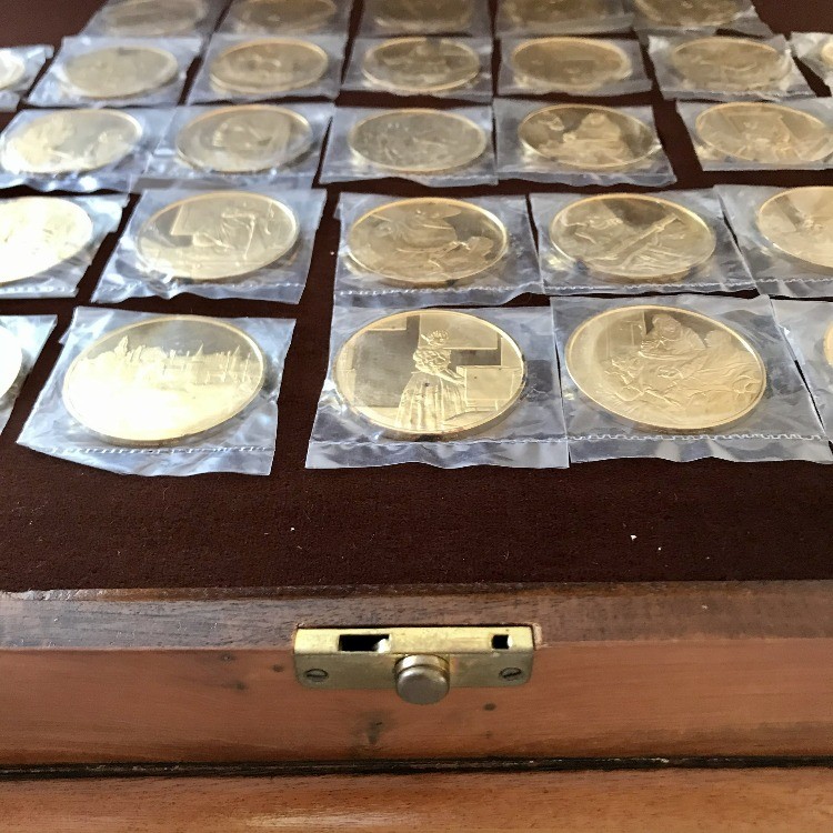 1 kilo Franklin Mint Silbermünze Verschiedene Jahre back