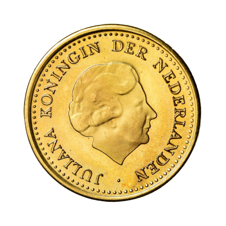 50 Gulden Nederlandse Antillen (1979) Goldmünze 1979 back