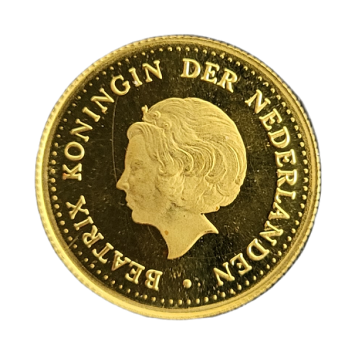 Thumbnail 5 Gulden Nederlandse Antillen (1980) Gouden Munt 1980 achterkant