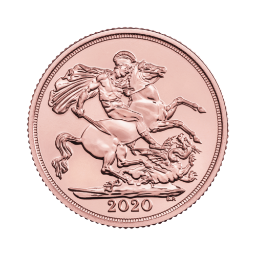 Thumbnail Sovereign Gouden Munt 2020 voorkant