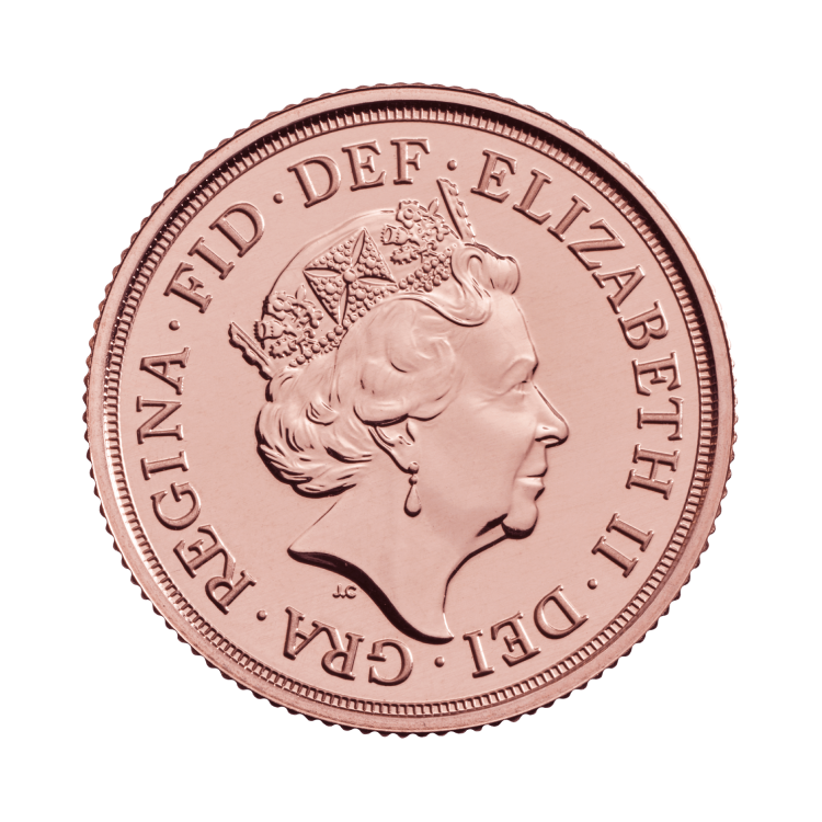 Sovereign Gouden Munt 2020 achterkant
