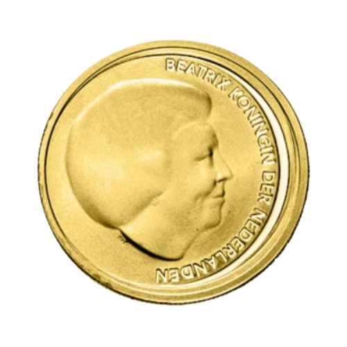 Thumbnail Gouden Tientje Gouden Munt Divers achterkant