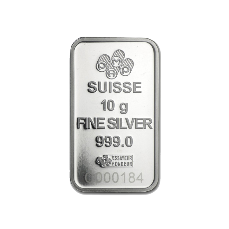 10g Royal Canadian Mint Silberbarren front