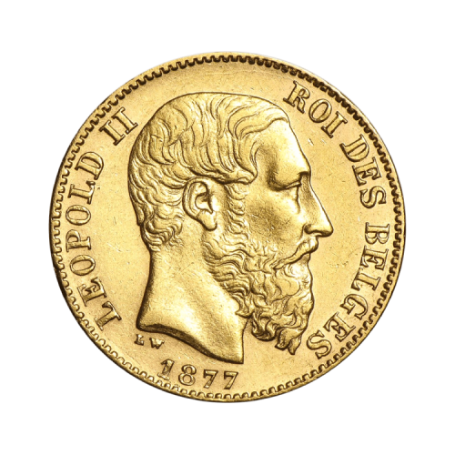 Thumbnail Gold 20 Frank coins angle 3
