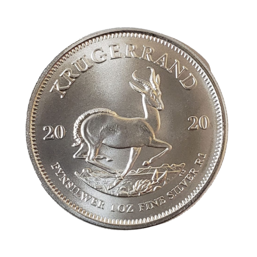 Thumbnail Zilveren Krugerrand voorzijde