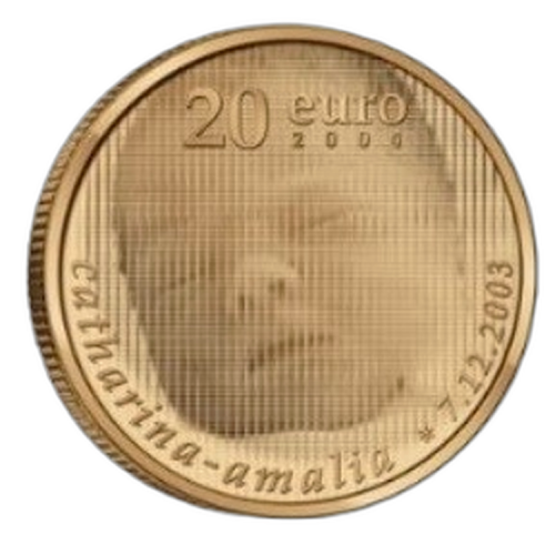 Thumbnail 2 oz 20 Euro Amalia 2004 Oro 2004 front