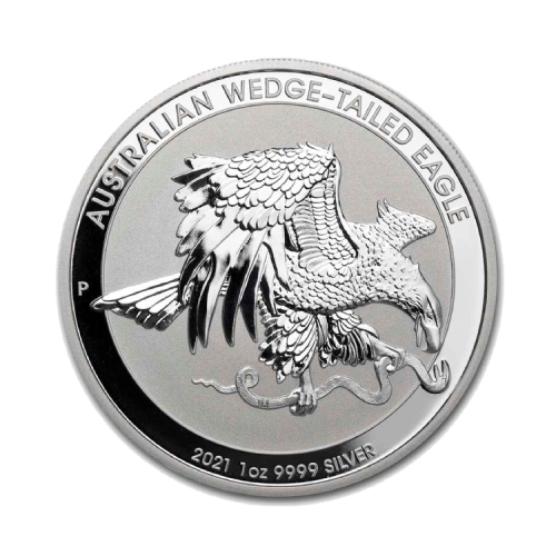 Thumbnail 1 troy ounce silver coin Wedge Tailed Eagle 2021 front