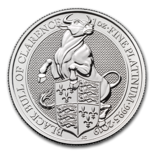 Thumbnail 1 oz Royal Mint Platina Munt 2019 front