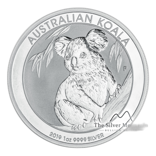 Thumbnail 1 oz Koala Zilveren Munt 2019 voorkant