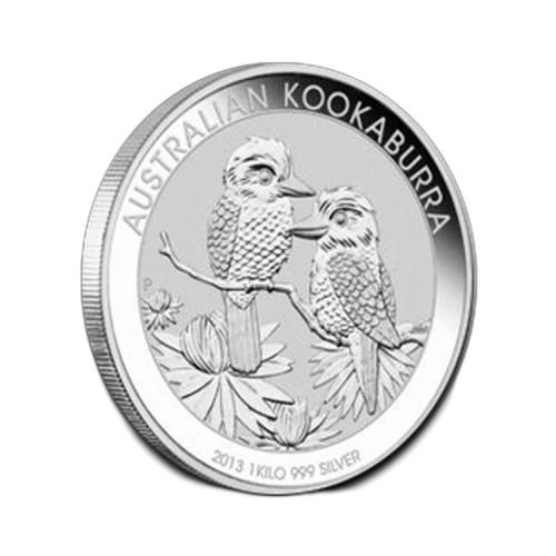 Thumbnail 1 kilo Kookaburra zilveren munt 2013