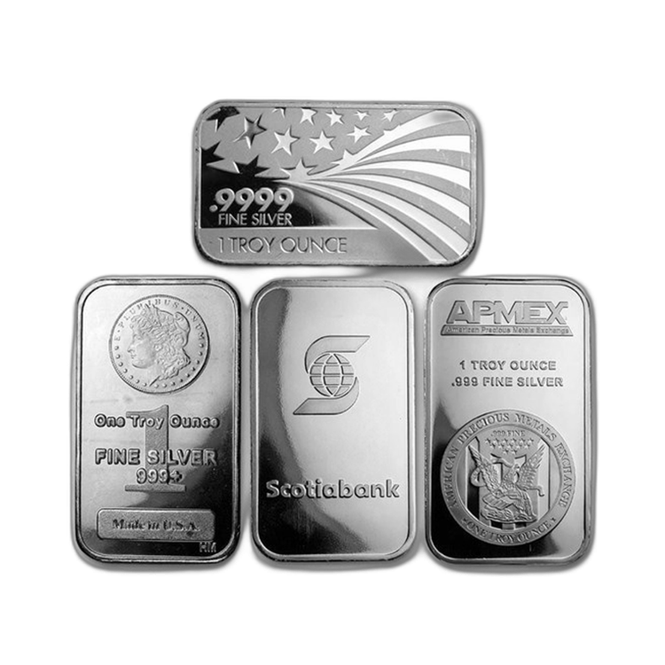 1 oz Lingot d'Argent Plusieurs Années front