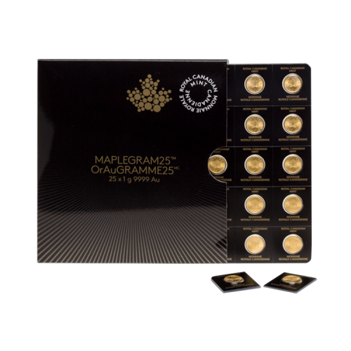 Thumbnail 25g Maple Leaf Or Plusieurs Années angle 1