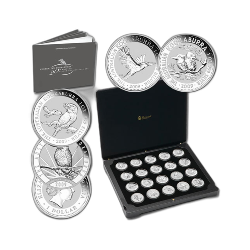 Thumbnail 20 oz Kookaburra Silbermünze 2009 back