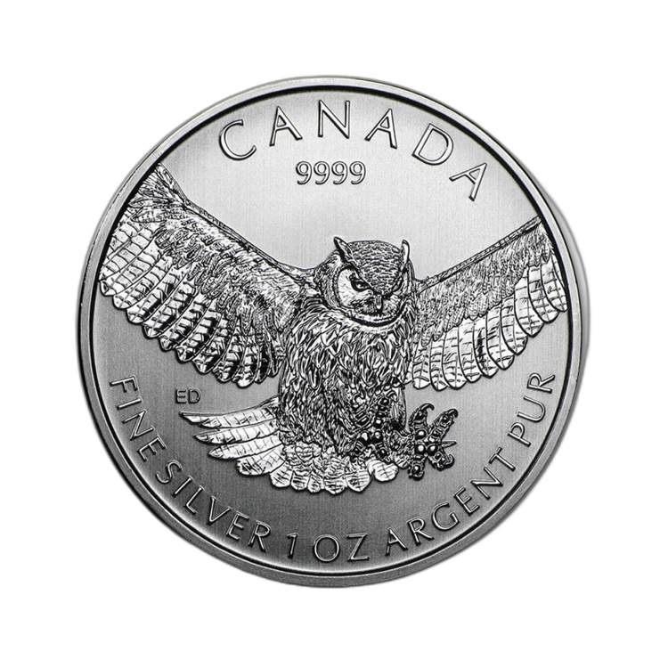 1 oz Royal Canadian Mint Silbermünze Verschiedene Jahre front