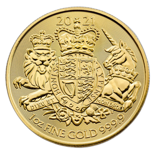 Thumbnail 1 oz Royal Mint Gouden Munt 2021 voorkant