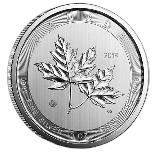 Thumbnail 10 oz Maple Leaf Silbermünze 2019 front