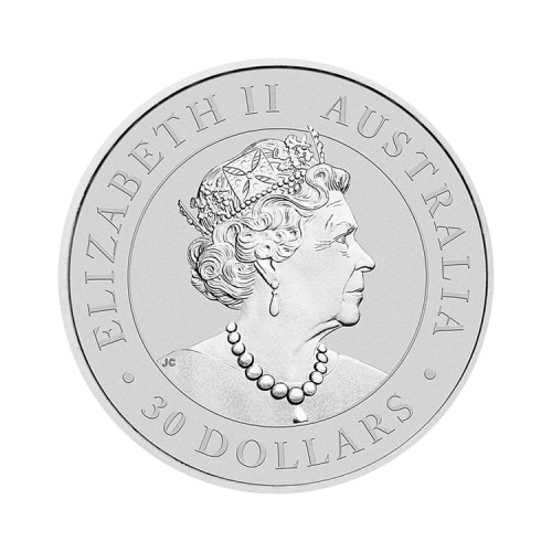 Thumbnail 1 kilo Kookaburra Silver Coin 2011 back