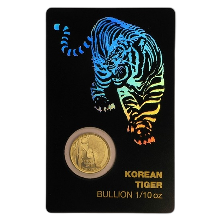 1/10 oz KOMSCO Gouden Munt 2018 voorkant