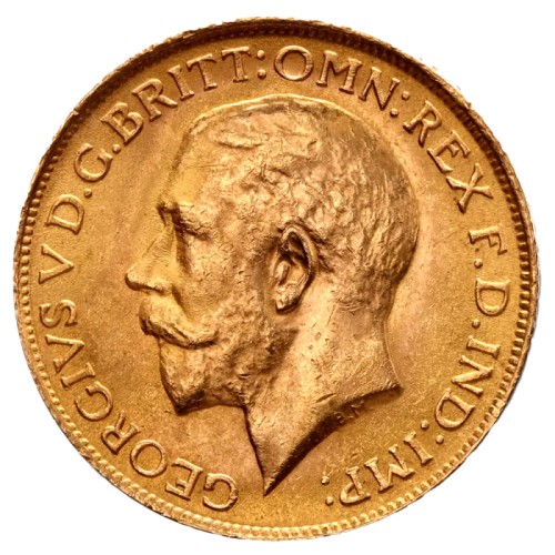 Thumbnail Soberano de oro del rey Jorge V | 1911-1932 front