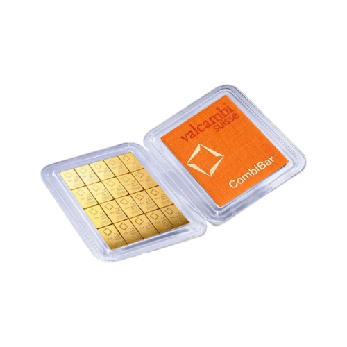Thumbnail 20 x 1g Valcambi Gold Combibar back