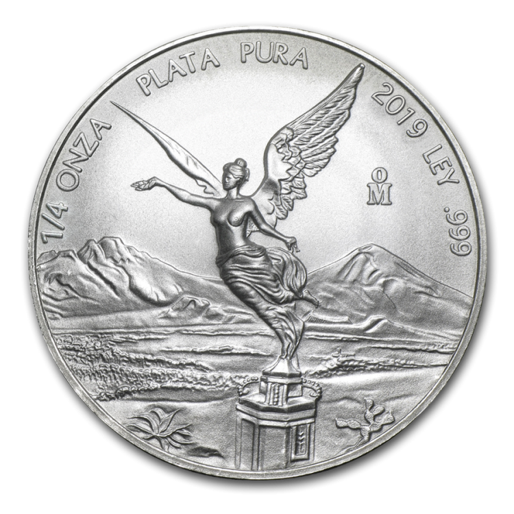 1/4 oz Mexican Libertad d'Argent 2019 front