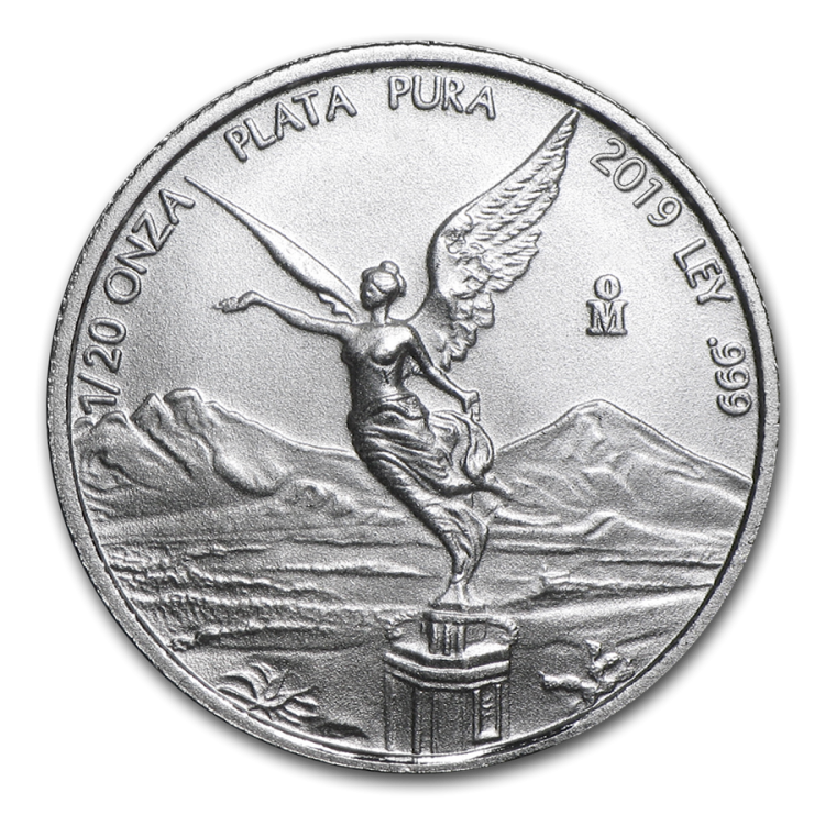 1/20 oz Mexican Libertad Silbermünze 2019 front