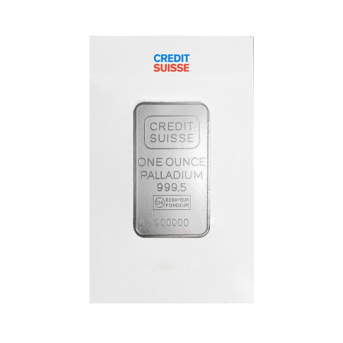 Thumbnail 1 oz Credit Suisse Palladium Baar Mixed Years front