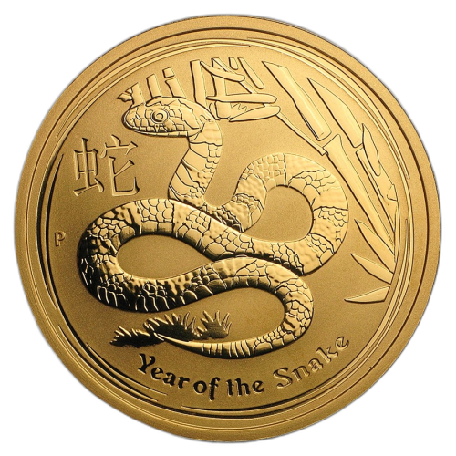 Thumbnail 1 oz Lunar Goldmünze 2013 front