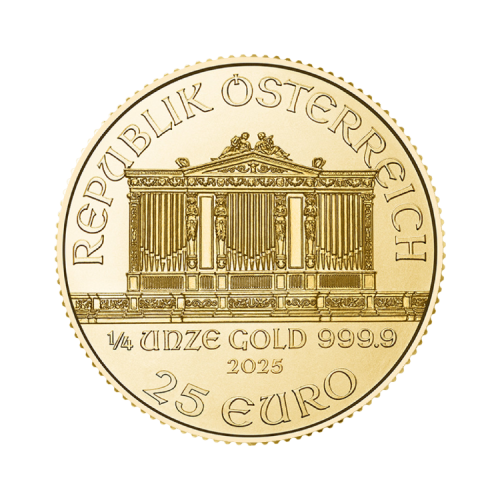 Thumbnail 1/4 oz Philharmoniker Goldmünze 2024 back