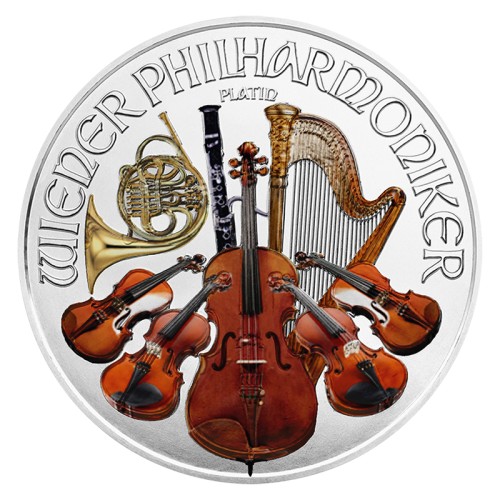 Thumbnail 1 oz Philharmoniker 2016 Color Edition Zilveren Munt 2016 voorkant