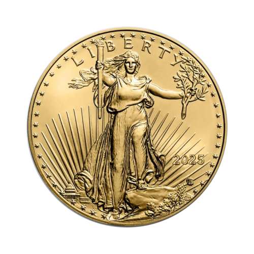 Thumbnail 1 oz American Eagle Goldmünze 2024 front