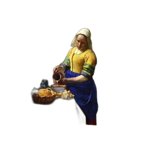 Thumbnail 1 oz Vermeer Melkmeisje Silver Coin 2019 front