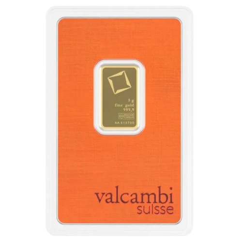 Thumbnail 5g Valcambi Gold Bar front
