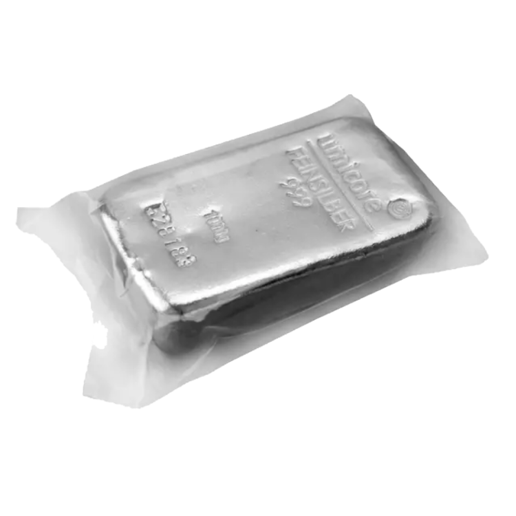 1 kilo Umicore Lingot d'Argent back
