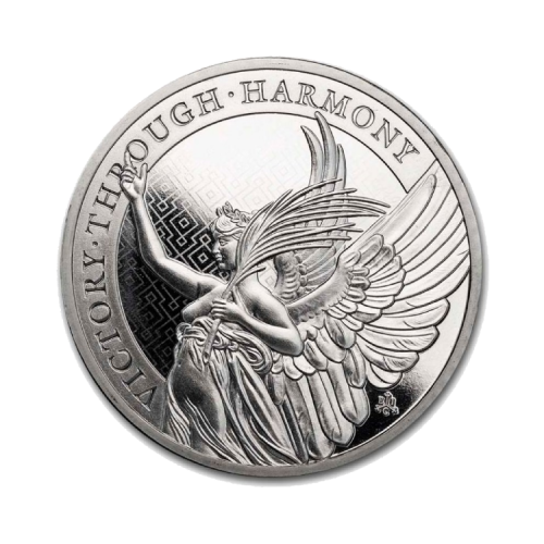 Thumbnail 1 troy ounce platinum St Helena Queens Virtues Victory coin