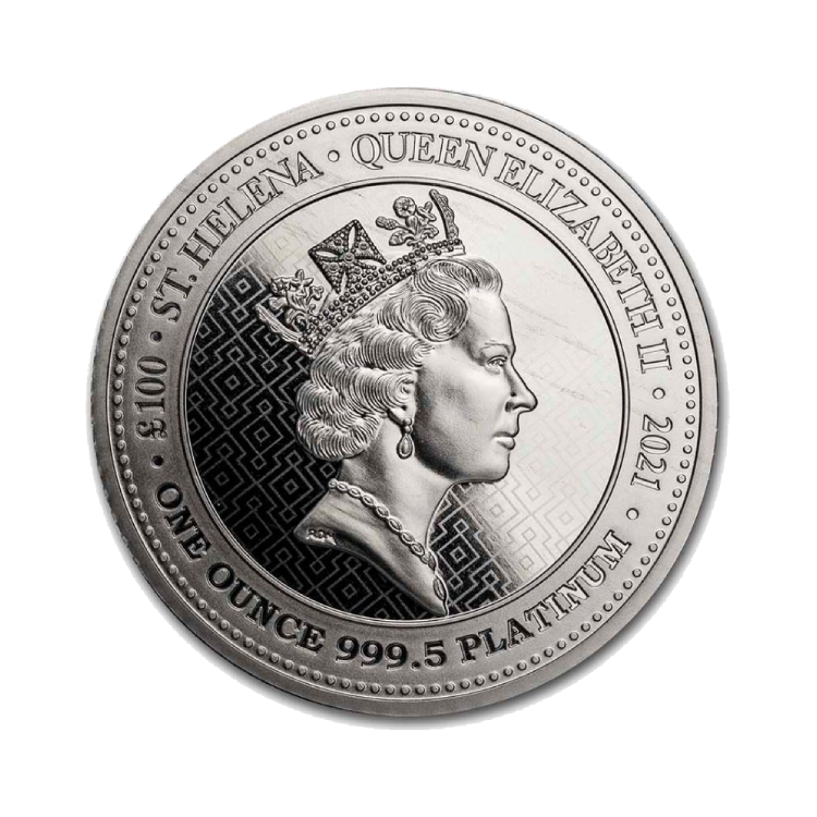 1 oz St Helena Queens Virtues Victory coin