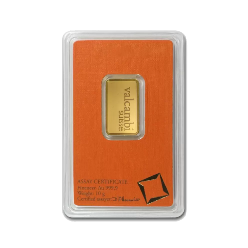 Thumbnail 10 gram Valcambi gold bar