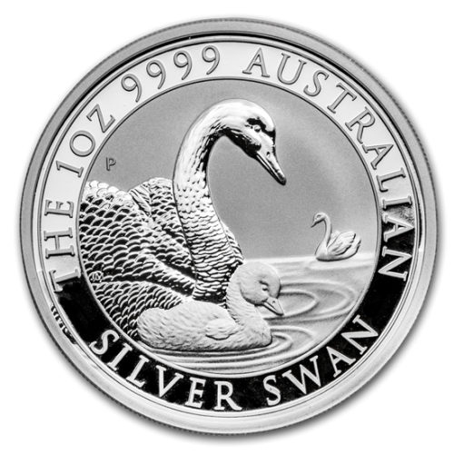 Thumbnail 1 Troy ounce zilveren munt Silver Swan 2019 voorkant