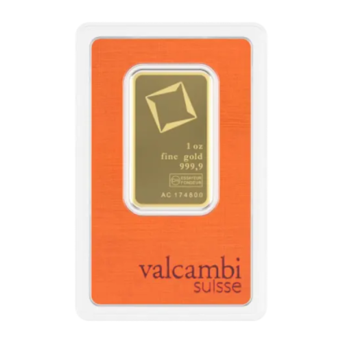 Thumbnail VALCAMBI SUISSE 1 TROY OUNCE GOUDBAAR