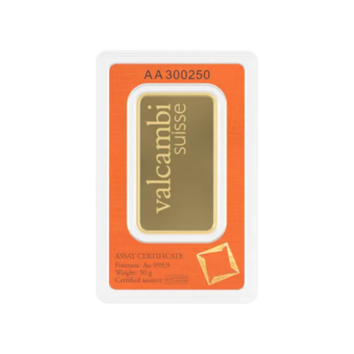 Thumbnail Valcambi Suisse 50 gram gold bar