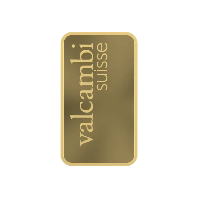 barre d'or Valcambi de 50 grammes angle 2